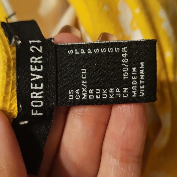 Forever 21 Yellow Daisy Strapless Bodysuit - Picture 6 of 6